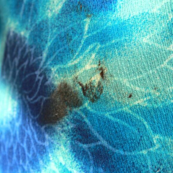 Vintage 60's Alice Polynesian Fashions Hawaiian Barkcloth Tent Column Dress med - Picture 6 of 10